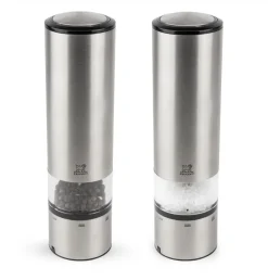 PEUGEOT ELIS SENSE Komplet młynków do soli i pieprzu 20 cm / akryl + stal nierdzewna