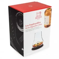 PEUGEOT LES IMPITOYABLES Szklanka do degustacji whisky 380 ml + podstawka chłodząca