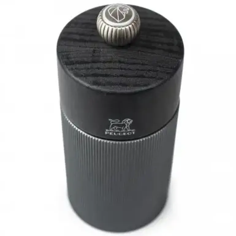 PEUGEOT LINE Młynek do soli 12 cm / dark carbone