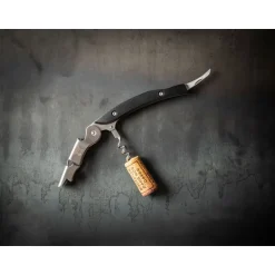 PEUGEOT MALBEC Trybuszon korkociąg otwieracz do wina 13 cm czarny