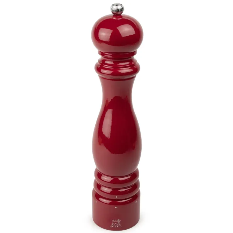 PEUGEOT PARIS Młynek do pieprzu 30 cm / red passion lacquer / drewno bukowe