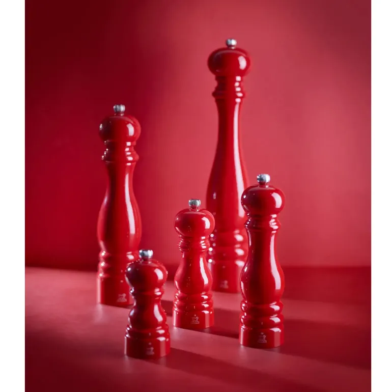 PEUGEOT PARIS Młynek do pieprzu 30 cm / red passion lacquer / drewno bukowe