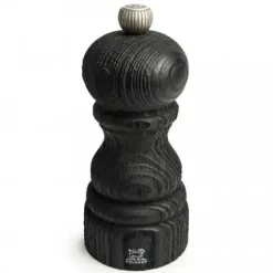 PEUGEOT PARIS NATURE BLACK Młynek do soli 12 cm / drewno bukowe