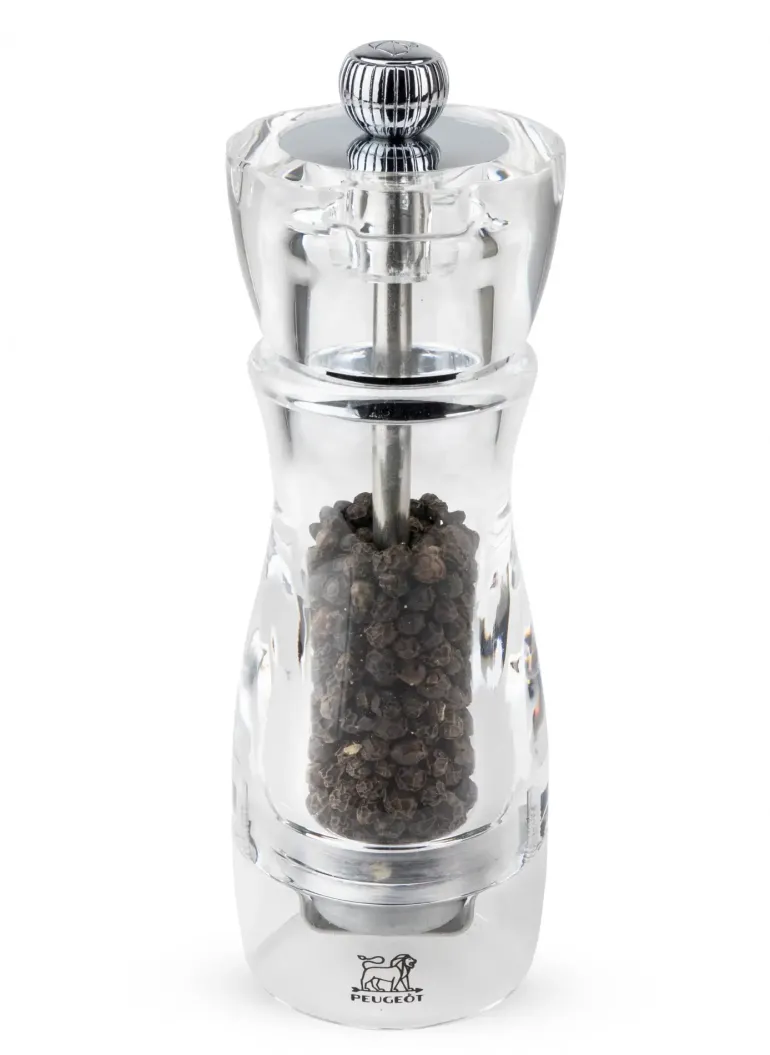 PEUGEOT VITTEL Młynek do pieprzu 16 cm / akryl + stal nierdzewna