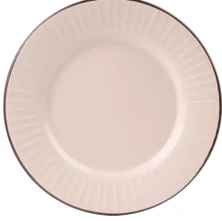 PRIMA DECO BRENTA Komplet obiadowy 18 el dla 6 os / kamionka / kaszmirowy mat