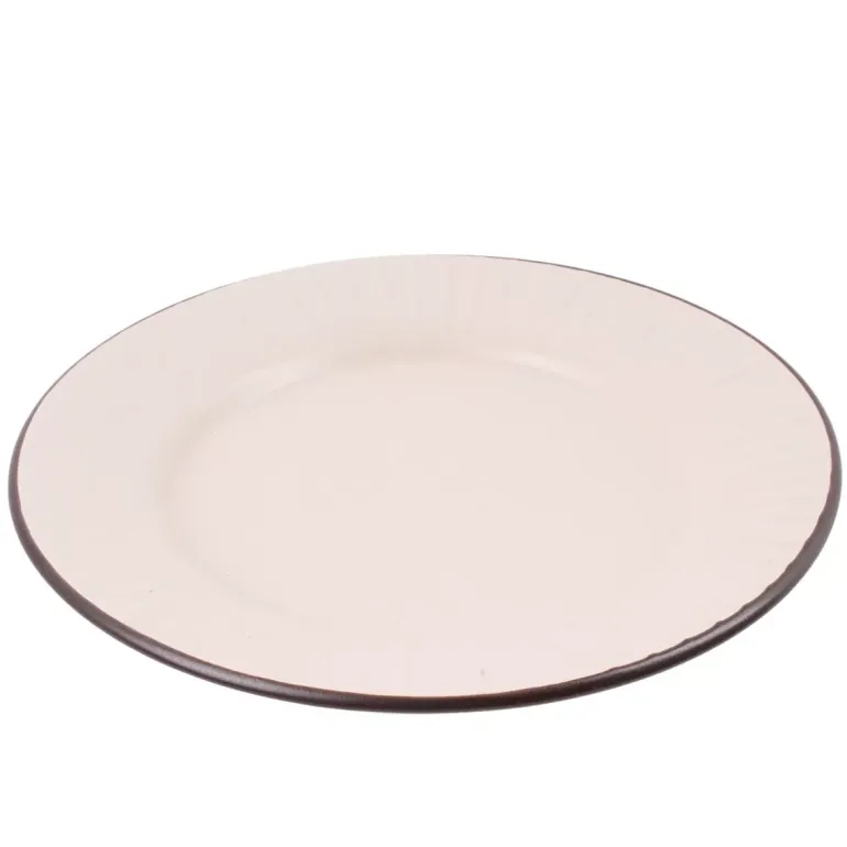 PRIMA DECO BRENTA Komplet obiadowy 18 el dla 6 os / kamionka / kaszmirowy mat