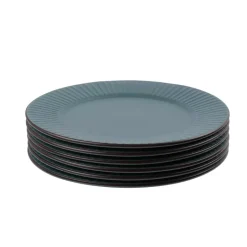 PRIMA DECO BRENTA Komplet obiadowy 54 el dla 18 os / kamionka / morski mat
