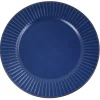 PRIMA DECO BRENTA Komplet obiadowy 18 el dla 6 os / kamionka / granatowy mat