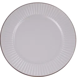 PRIMA DECO BRENTA Komplet obiadowy 36 el dla 12 os / kamionka / szary mat