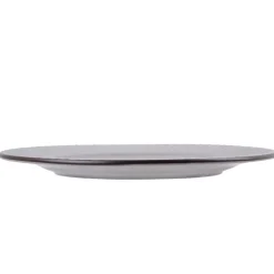 PRIMA DECO BRENTA Komplet obiadowy 36 el dla 12 os / kamionka / szary mat