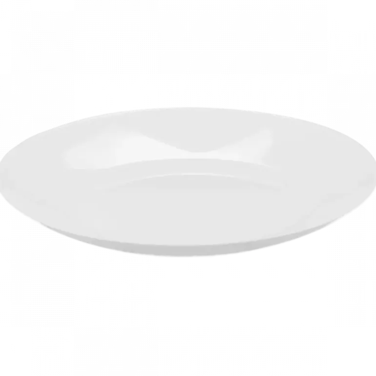 PRIMA DECO CLASSIC Komplet obiadowy OPALEX 18 el dla 6 os / z miseczką / biały / szkło hartowane