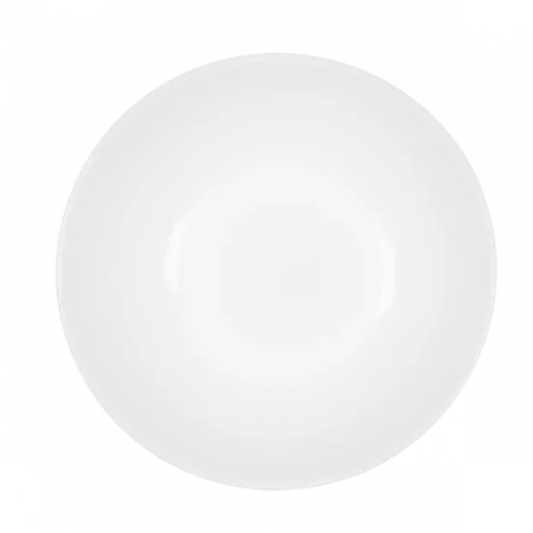 PRIMA DECO CLASSIC Komplet obiadowy OPALEX 18 el dla 6 os / z miseczką / biały / szkło hartowane