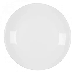 PRIMA DECO CLASSIC Komplet obiadowy OPALEX 18 el dla 6 os / z miseczką / biały / szkło hartowane