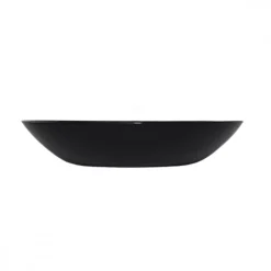 PRIMA DECO CLASSIC Talerz głęboki do zupy 20 cm / czarny / szkło hartowane