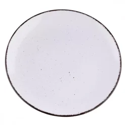 PRIMA DECO Komplet obiadowy 72 el dla 18 os biały / kamionka