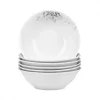 PRIMA DECO Komplet obiadowy 54 el dla 18 os NATURA / okrągły / porcelana