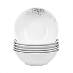 PRIMA DECO Komplet obiadowy 36 el dla 12 os NATURA / okrągły / porcelana