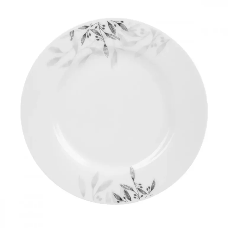 PRIMA DECO Komplet obiadowy 36 el dla 12 os NATURA / okrągły / porcelana