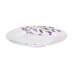 PRIMA DECO Komplet obiadowy 36 el dla 12 os LAWENDA / okrągły / porcelana