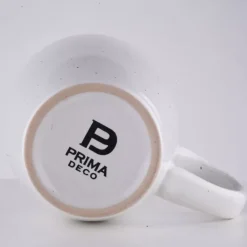 PRIMA DECO Komplet obiadowy 48 el dla 12 os biały / kamionka