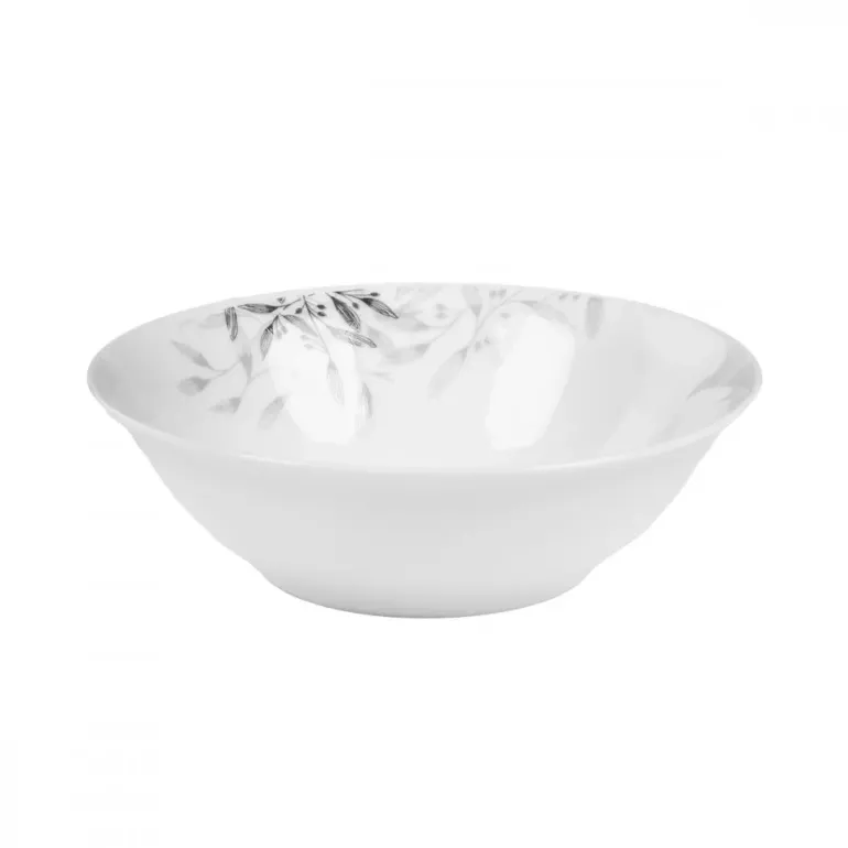 PRIMA DECO Komplet obiadowy 18 el dla 6 os NATURA / okrągły / porcelana