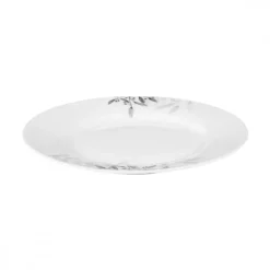 PRIMA DECO Komplet obiadowy 18 el dla 6 os NATURA / okrągły / porcelana
