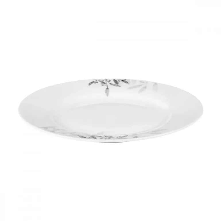 PRIMA DECO Komplet obiadowy 18 el dla 6 os NATURA / okrągły / porcelana