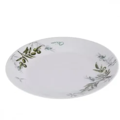 PRIMA DECO Komplet obiadowy 18 el 6 os Oliwka okrągły