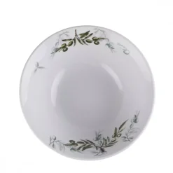 PRIMA DECO Komplet obiadowy 18 el 6 os Oliwka okrągły