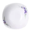PRIMA DECO Komplet obiadowy 54 el dla 18 os IRYS / kwadratowy / porcelana