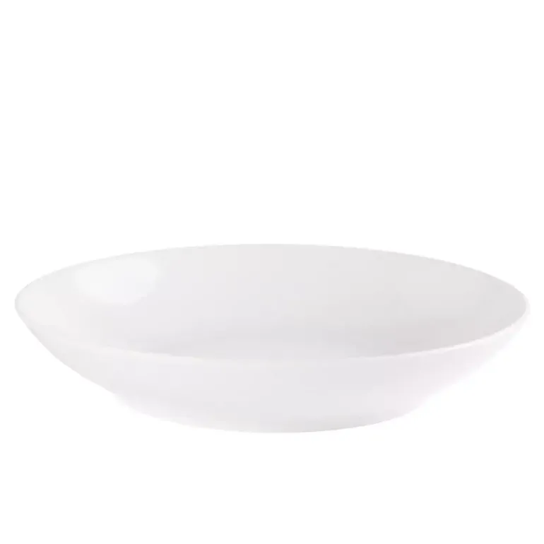 PRIMA DECO Komplet obiadowy porcelanowy 20 el 4 os z filiżanką kremowy