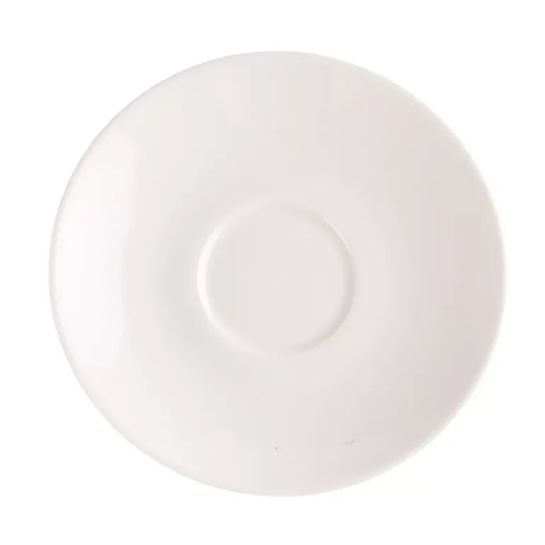 PRIMA DECO Komplet 6x Filiżanka 220 ml ze spodkiem / ecru