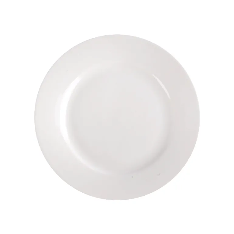 PRIMA DECO Talerz porcelanowy deserowy 15 cm biały