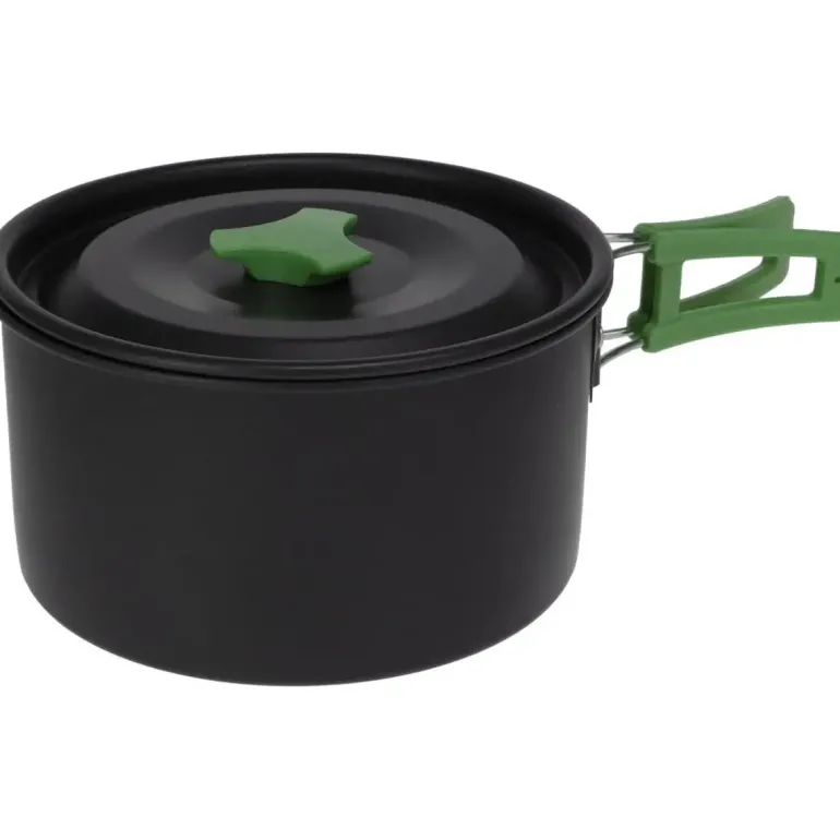 REDCLIFFS Zestaw garnków turystycznych z pokrywkami / 3 szt. / aluminium