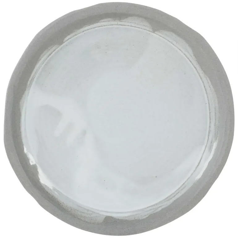 REVOL No.W Talerz deserowy 21 cm szary / glina ceramiczna