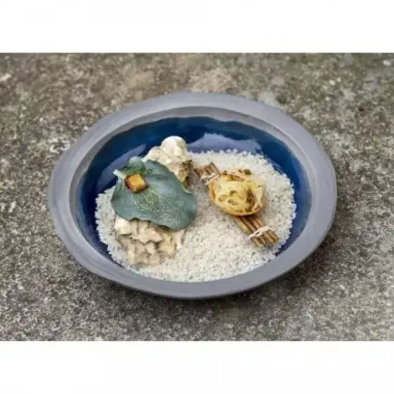 REVOL No.W Talerz głęboki 21 cm niebieski / glina ceramiczna