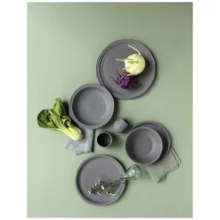 REVOL No.W Talerz obiadowy 26 cm szary / glina ceramiczna