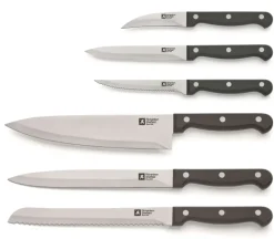 RICHARDSON SHEFFIELD ARTISAN Zestaw 6 noży w bloku drewnianym / stal nierdzewna