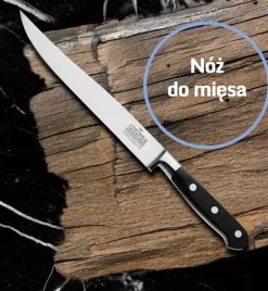RICHARDSON SHEFFIELD Noże kuchenne V Sabatier 5 el w bloku / stal nierdzewna najwyższej jakości