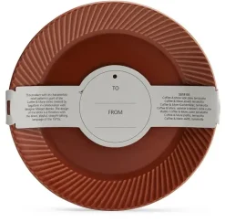 SAGAFORM COFFEE Talerz deserowy 20 cm czerwony / ceramika