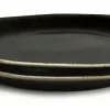 SAGAFORM NATURE Zestaw 2 talerzy kamionkowych / ciemnoszare / 22 cm