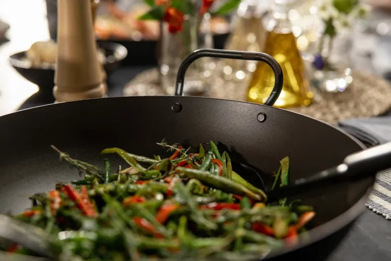 SKOTTSBERG | CARBON STEEL | Naczynie typu Wok 34cm STAL WĘGLOWA
