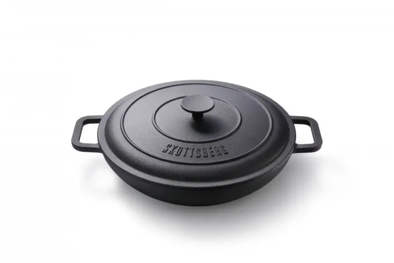 SKOTTSBERG | CAST IRON | Patelnia z pokrywką 31,5 cm ŻELIWNA