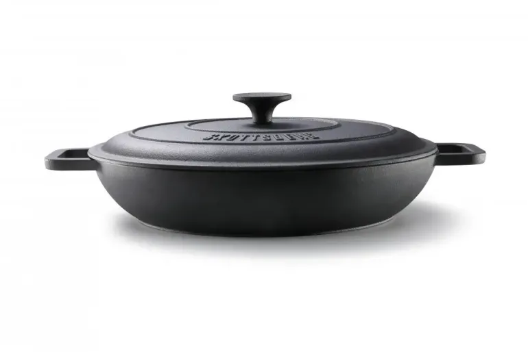 SKOTTSBERG | CAST IRON | Patelnia z pokrywką 31,5 cm ŻELIWNA