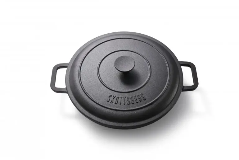 SKOTTSBERG | CAST IRON | Patelnia z pokrywką 31,5 cm ŻELIWNA