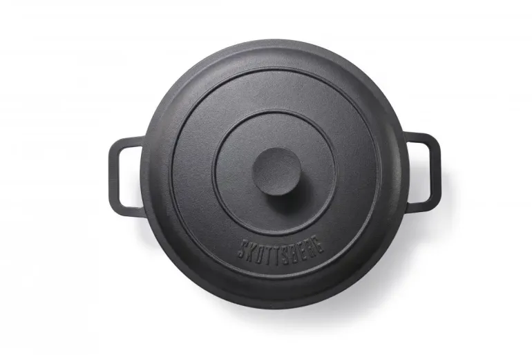SKOTTSBERG | CAST IRON | Patelnia z pokrywką 31,5 cm ŻELIWNA