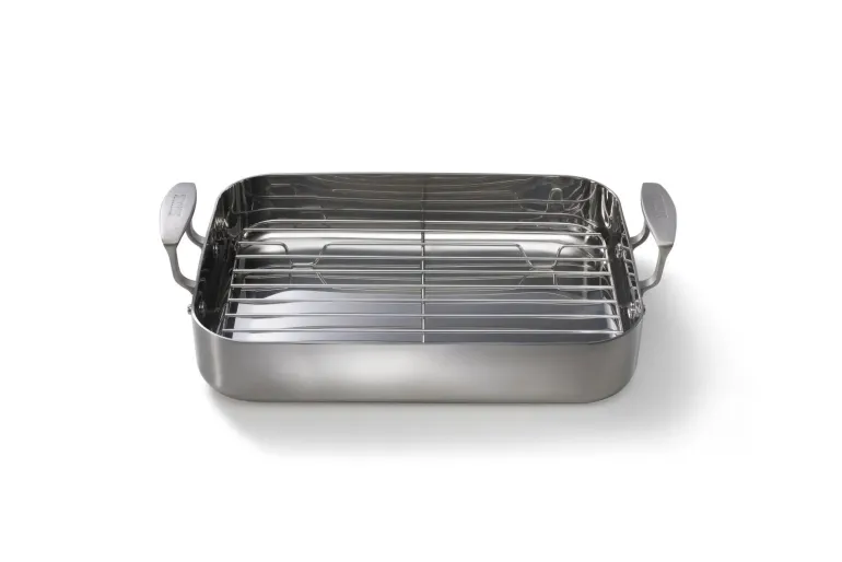 SKOTTSBERG STAINLESS STEEL Brytfanna z rusztem 35x25 cm