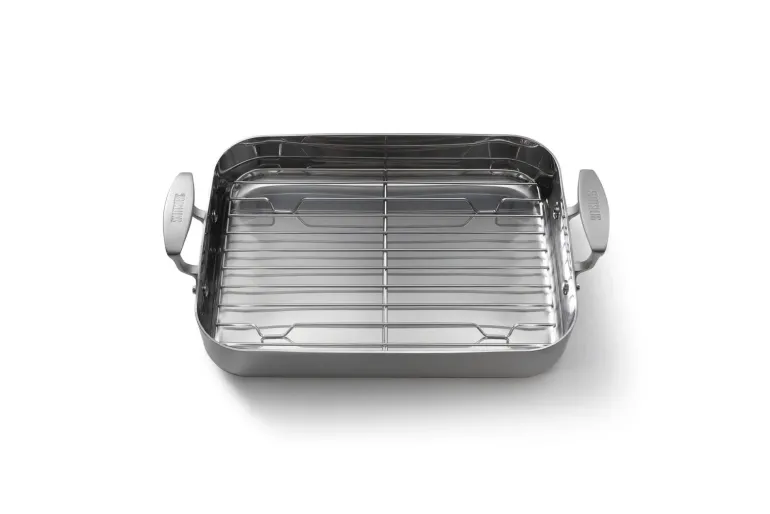 SKOTTSBERG STAINLESS STEEL Brytfanna z rusztem 35x25 cm