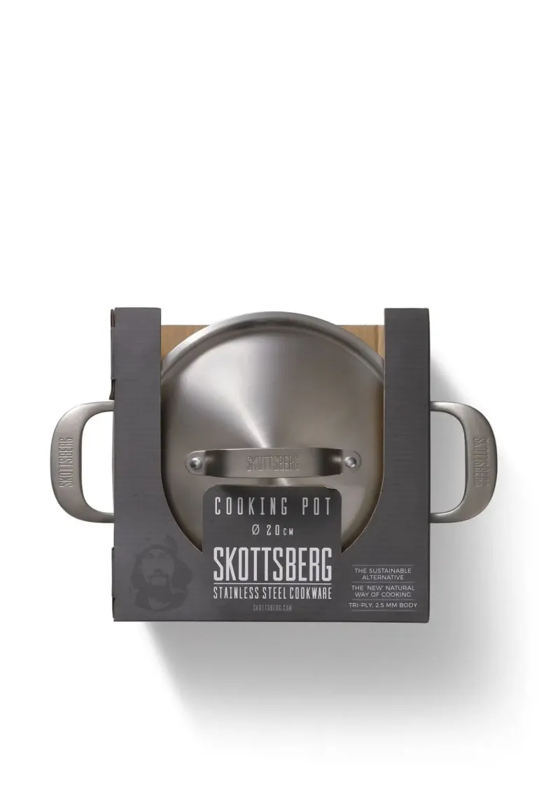 SKOTTSBERG STAINLESS STEEL Garnek 3,3 l z pokrywką 20 cm