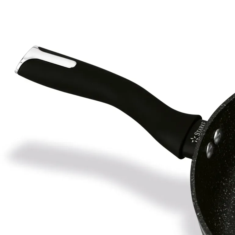 STARKE PRO CELEBRITY MARBLE Patelnia głęboka 24 cm + pokrywka / non-stick / indukcja